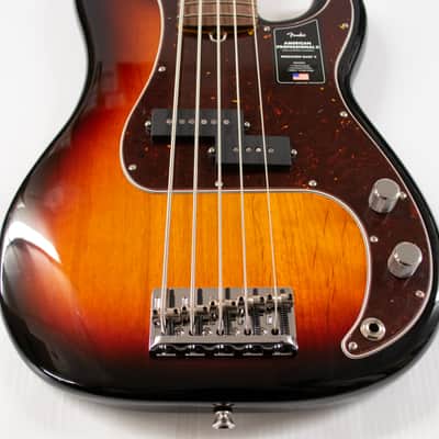 Fender American Professional II Precision Bass V - 3-color Sunburst with Rosewood Fingerboard image 2
