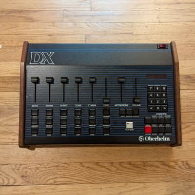 Oberheim DX 6-Voice Drum Machine 1982 - Blue with Wood Sides