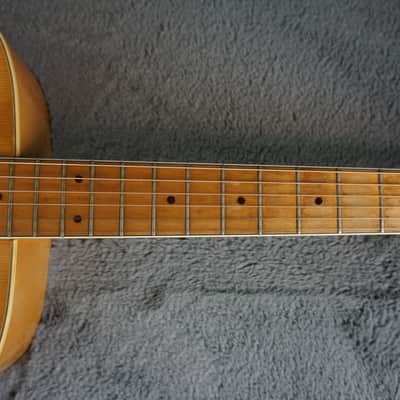 1970s Yamaki W300 Dreadnought Japan Acoustic Guitar w/ Hard Case image 10