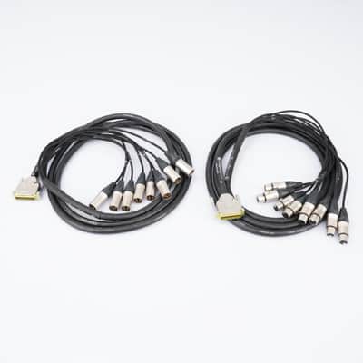 2 Vintage King 10' Jumperz Ziplines ZL8 8-Channel DB25-XLR Snake Cables #46360 image 1