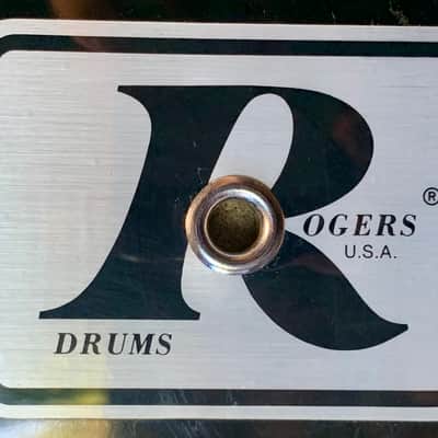 Rogers XP-8 3 Piece Ebony Black Drum Set - Good Condition - image 23