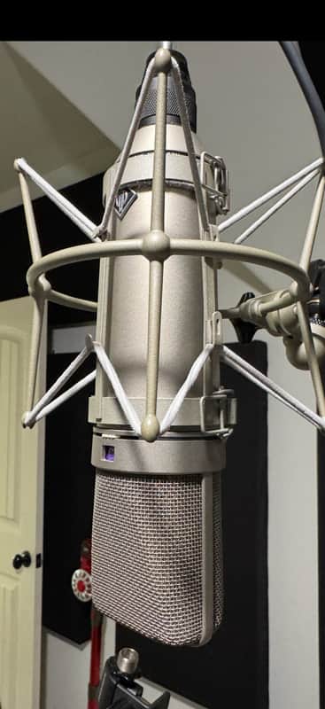 Neumann U 67 Set Large Diaphragm Multipattern Tube Condenser Microphone Reissue 2018 - Present - Nickel image 1