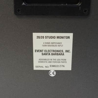 Event 20/20p Powered Studio Monitors (Pair) 20/20 image 10