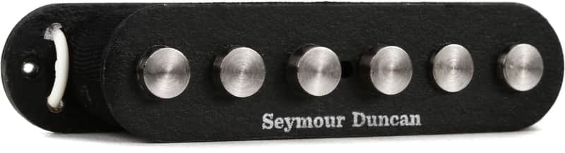 Seymour Duncan SSL-7 Quarter Pound Staggered Bridge/Neck Strat Single Coil Pickup - Black image 1