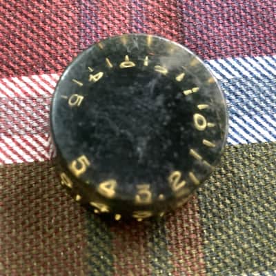 Black Vintage 1970s Gibson RD Artist 0-5/5-0 Speed Knob~Les Paul, SG, ES image 1