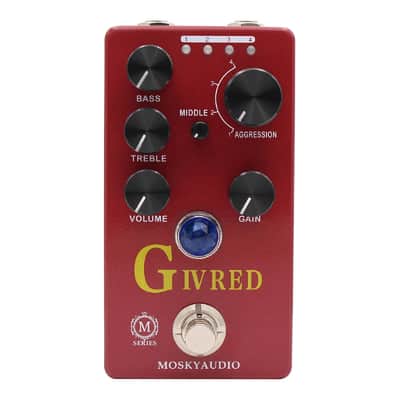 Mosky Audio RED BROWN Distortion w/Toggle Mode + Boost Fast US