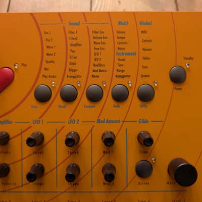 Waldorf Microwave XT Rackmount Wavetable Synthesizer 1998 - Orange image 8