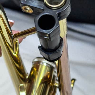Jean Paul USA TR-430 Intermediate Student Trumpet Outfit with Contoured Case 2010s - Clear-Lacquered Brass image 8