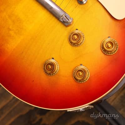 Gibson Custom Shop 1958 Les Paul Standard Washed Cherry Sunburst VOS image 11
