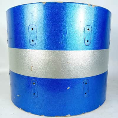 *Leedy&Ludwig12x15" Snare/Floor Tom Drum Shell 3Ply Maple Vintage 50s Blue Paint image 3