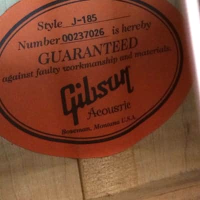 Gibson J185 Acoustic Electric 2007 Mini Jumbo image 5