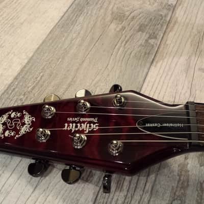 Schecter Hellraiser Casket Electric Guitar EMG Pickups Locking Tuners image 12