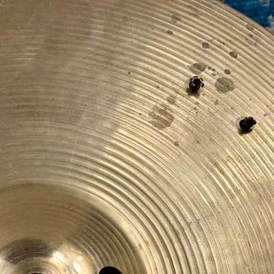 VINTAGE 14” Sabian AA SIZZLE Hats 975g 1338g image 4