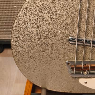 Danelectro 59DC Long Scale Bass 2010s Sparkling Champagne image 12
