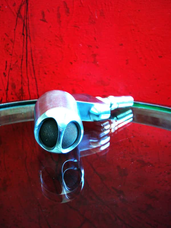 Vintage 1950's Electro-Voice 638 Omnidirectional Dynamic Microphone Hi Z harp mic w female 1/4 inch adapter 641 image 1