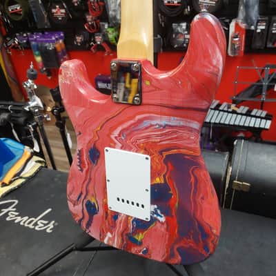 Custom Strat Electric Guitar - Swirl Finish image 14