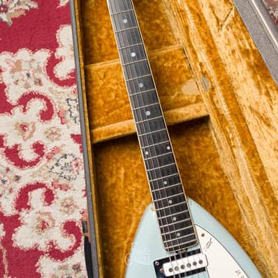 Vox Mark VI Teardrop 60s - Blue #245857 Second Hand image 11