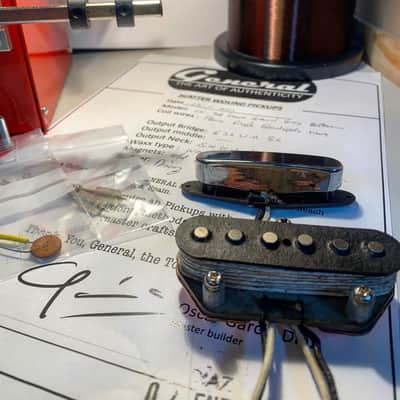 General Vintage Tone Telecaster pickups set hand made pre cbs Premium Master set 2020 Grey botton image 5