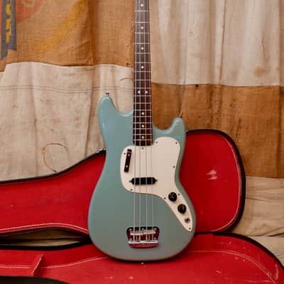 Fender Musicmaster Bass 1975 - Blue image 1