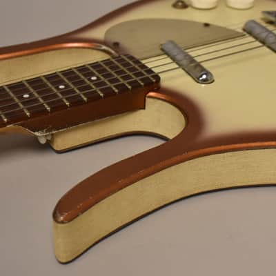 c. 1958 Danelectro Longhorn Baritone Copper Burst w/HSC image 10
