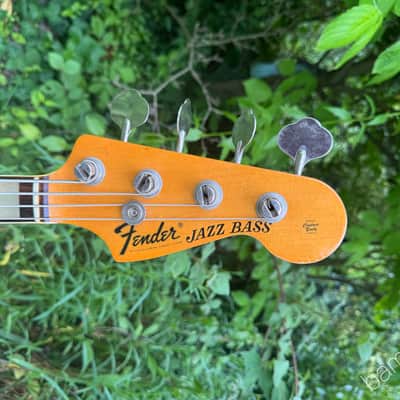 1973 Fender Jazz Bass - Rosewood Fretboard - Sunburst - OHSC image 2