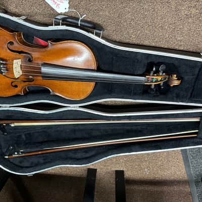 Used Ägidius Sebastian Klotz Fecit Mittenwald Vintage 4/4 full size Violin w/ hard case w/ Pickup image 1