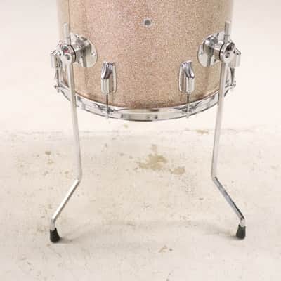 Rogers 14x14" Cleveland Holiday Floor Tom Drum Vintage 1960's Champaign Sparkle image 8