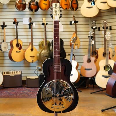 Grestsch G9220 Bobtail Round-neck Mahogany Body Acoustic-Electric Resonator Guitar 2-Color Sunburst image 4