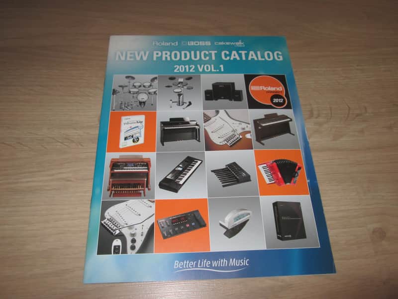Roland Synthesizer Catalog – 2012 Vol.1 - Original Vintage Synthesizer Brochure - RARE image 1