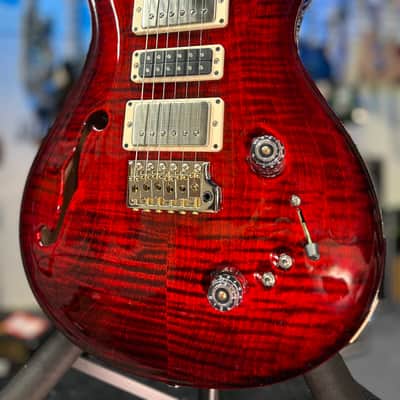 PRS Special Semi-Hollow Electric Guitar, Custom Color - Fire Red Wrap Burst w/ Case, Signature Dlr, FREE PLEK 297 image 4