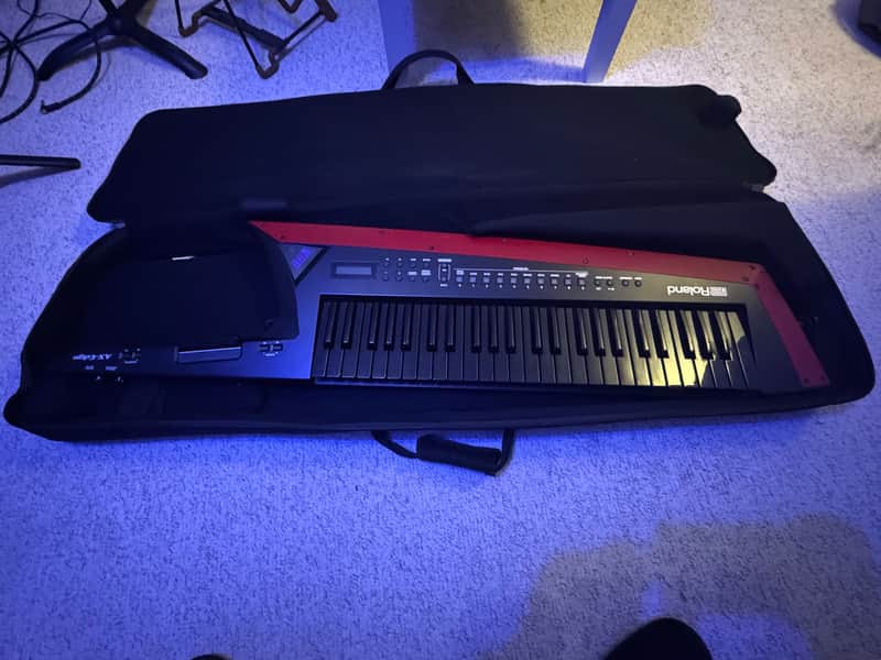 Roland AX-Edge 49-Key Keytar Synthesizer 2018 - Present - Black / Red image 1