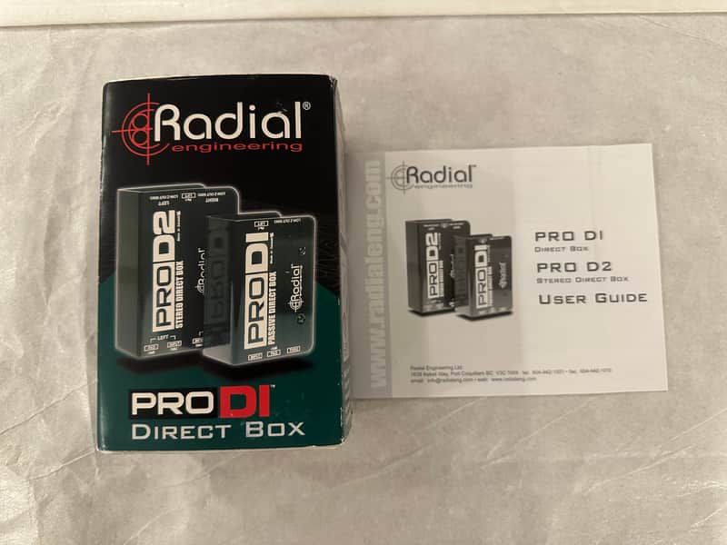 Radial ProDI Passive Direct Box – Made in Canada – Original Box & Manuals image 1
