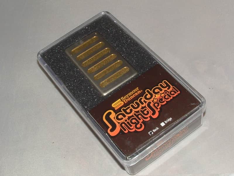 Seymour Duncan Saturday Night Special Neck Humbucker (Gold Mesh Cover)    New Warranty image 1