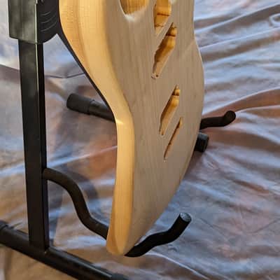 Strat HH body, Rear Routed, Poplar, unfinished image 3