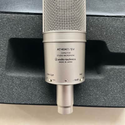 Audio-Technica AT4047/SV Large-Diaphragm Side-Address Cardioid Condenser Microphone 2010s - Silver image 3