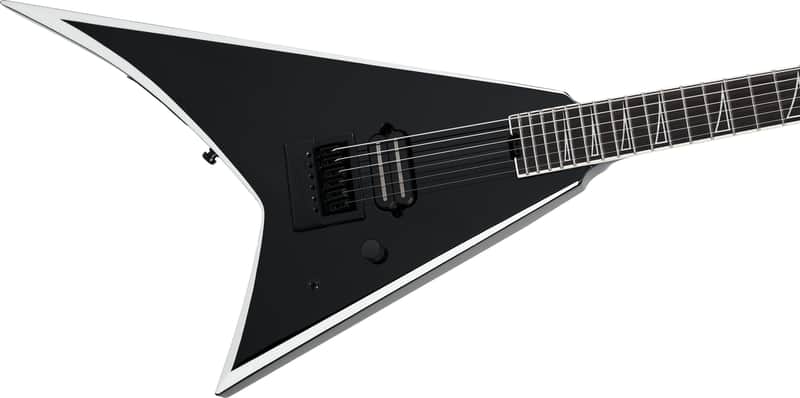 JACKSON PRO SERIES CHRISTIAN ANDREU RR24 EVTN RHOADS BLACK   WHITE BEVELS