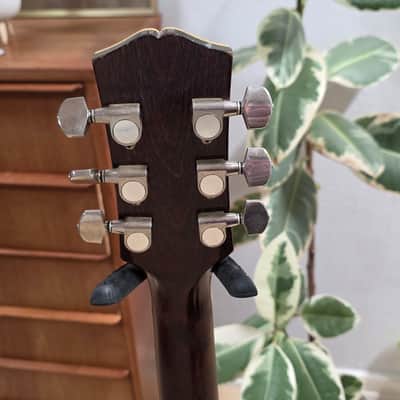 Landola J-800 Made in FINLAND Florentine Cutaway Jumbo Acoustic-Electric Guitar Finnish European EU Build with USA Shadow P4 4-band EQ pre-amp Vintage 80s 1980's Gibson Open-Book Headstock image 19