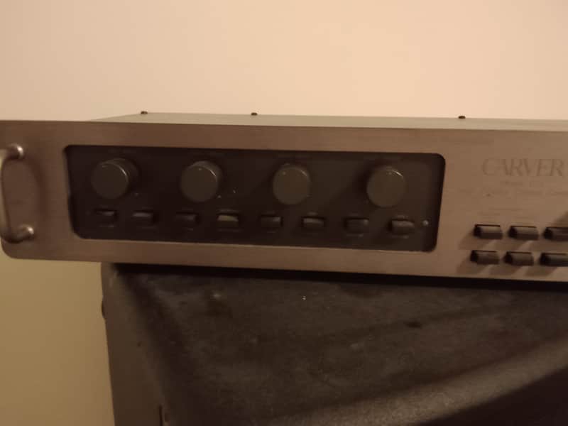 Carver C-1 Pre-Amp 1980's Black/Anthro image 1