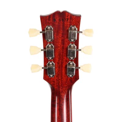 Gibson Custom Shop 1958 Les Paul Reissue Washed Cherry Sunburst VOS image 11