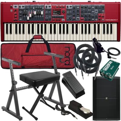 Nord Electro 7 61 Stage Keyboard COMPLETE STAGE BUNDLE [Pre-Order]