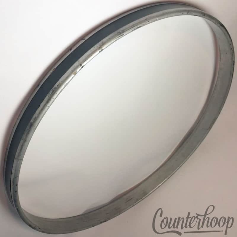 *Premier 22" Black Duroplastic Bass Drum Hoop/Rim Birch Vintage 60s England UK* image 1