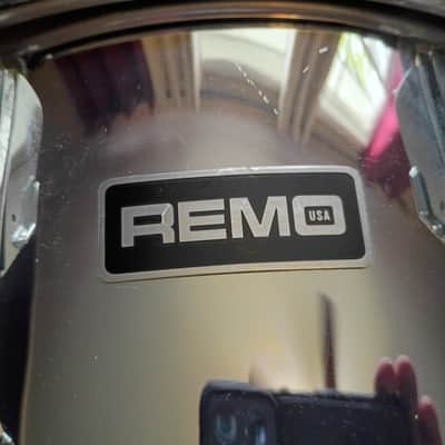 Vintage Remo 14x8 Quadra 80s - Chrome image 2