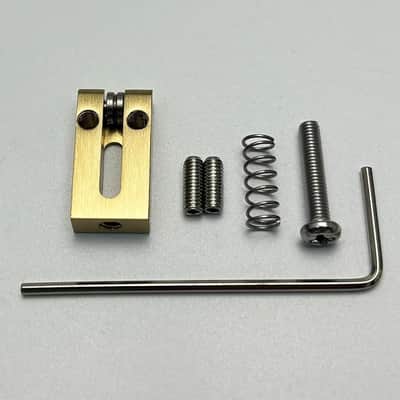 Guitar Bridge Saddles 10.5mm Electric Guitar Brass Saddles for Strat Stratocaster Tele Telecaster 6 String Guitar Tremolo Bridge Saddles Brass (M-shaped) image 2