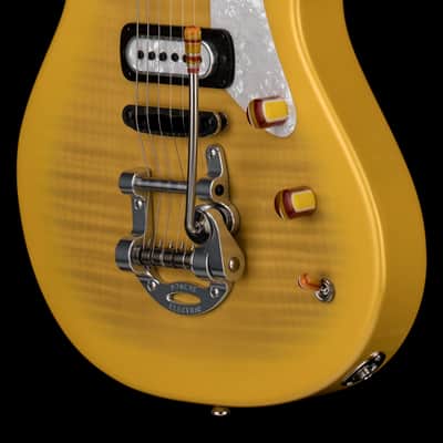 Powers Electric A-Type Select PF42 - Saffron Yellow Metallic Ghost Flame #B303 image 7