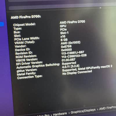 Apple Mac Pro (Late 2013)- 12-Core Intel Xeon E5-2.7 GHz -SSD 1TB - RAM 64GB - AMD FirePro D700 with 6 GB VIDEO EXCELLENT! image 10