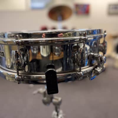 14" x 4" Premier Royal Ace 1960s Chrome Over Brass Snare image 4