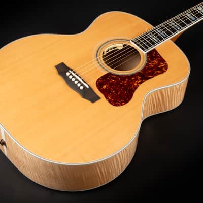 2023 Guild USA F-55E Maple - Natural | All Solid USA Jumbo Acoustic Guitar L.R. Baggs Anthem Pickup Arched Back | CoA OHSC image 6