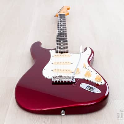 2008 Fender DiMarzio Collection Stratocaster '62 Vintage Reissue ST62-DMC Candy Apple Red, Japan CIJ image 11