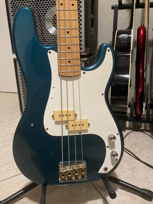 Hondo Deluxe Series 830 Bass 1980s Metallic Blue image 1