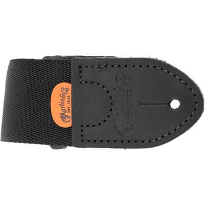 Martin A0103 Courroie Nylon et renforts cuir, Noire image 1